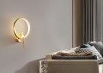 Minimalist copper wall lamp bedroom bedside lamp modern simple living room