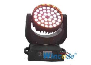 China 36pcs Led Moving Head Wash Zoom Light Color Wash 15 Watt RGBWA 5 In 1 AC110V-250V factory