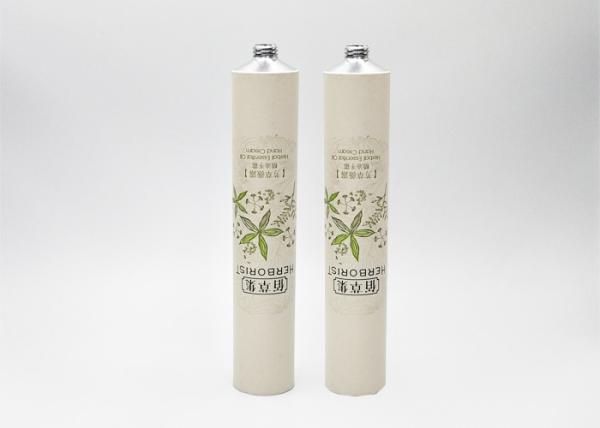 M11 Thread Screw Aluminum Collapsible Tubes , Hand Cream Tube With Golden Inner