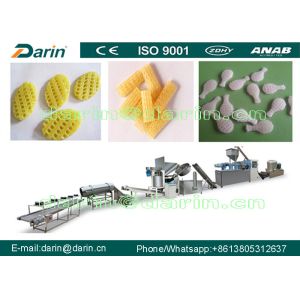 Snack Crispy Chips / Screw  / Shell / Fried Pellets Snack Extruder Machine