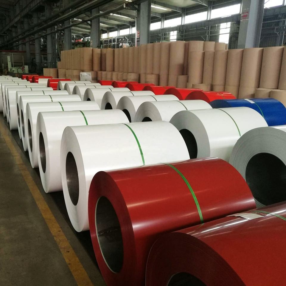 0.15mm-1.2mm PPGI Coil Galvanized Galvalume Painted Sheet Metal Coils