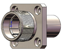 OE46M/30M Underwater Optical Electrical Connector 2-32 Cores Standard With 316L Connector Housing