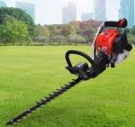 Cordless 22.5cc Gasoline Garden Hedge Trimmer Dual Blade Anti Vibration grass