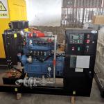 Electrical Start 50kw Biogas CNG LNG LPG Methane Generator with CHP Waste Heat