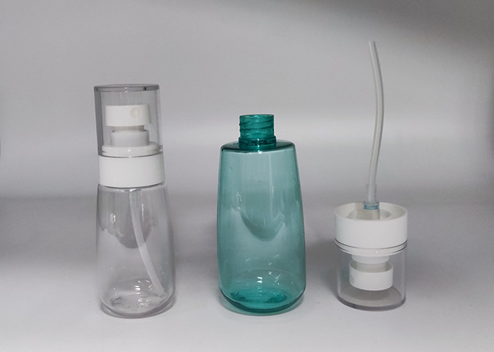 15ml 30ml 50ml Empty Round Plastic Bottle With Pump Sprayer Custom Color