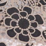 Lightweight Water Soluble Lace Polyester Embroidery Guipure Chemical Lace Trim