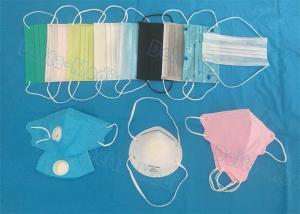 China Comfortable Disposable Face Mask Lightweight With Adjustable Nose Bridge Clamp factory
