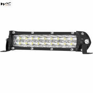 China 7 Inch Slim LED Light Bar for Truck 60W 6000lm Waterproof Lightbar Working Time hours 50000 factory