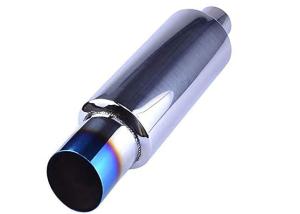 China 2&quot; Inlet 3&quot; Outlet Sus409 14.8&quot; Length Universal Exhaust Muffler For Suv factory