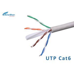 15U Gold Plated Plug RJ45 Patch Leads , UTP Router Computer Cat6 Patch Cord