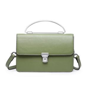 China Cowhide Lady Bag Real Leather Handbags Flap Newest Cross-body Bags with Lock factory