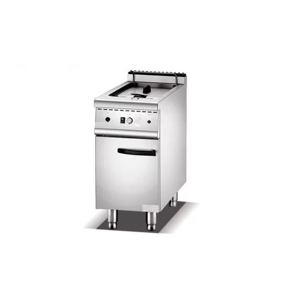China Durable 1.23kg/H 18L Commercial Gas Deep Fryer factory