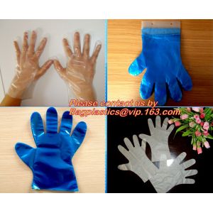 Poly Gloves, Embossed, Premium Cast Polyethylene (CPE), Powder Free, Medium,