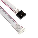 12 PIN IDC Cable , DF19 TO JST RF flat flexible ribbon cable