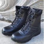 Customization Durable Black Boots Tactical Combat Boot Men Leather Military