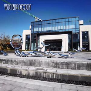 China WONDERS Custom Stainless Steel Fish Sculpture Mirror Finish Color factory