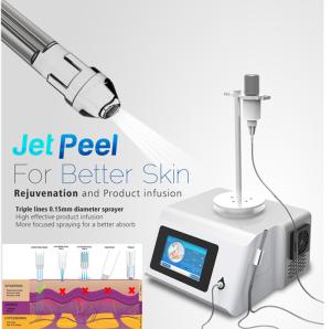 China 6Bar Three Nozzle Spray Jet Peel Machine For Pigment Removal factory
