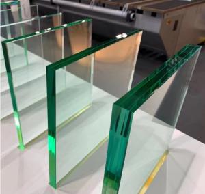 China 6.38-30.38mm Rectangle Tempered Laminated Glass With Customized Sizes factory