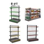 Shanghai Supplier Supermarket Equipment Retail satilik market raflari white back
