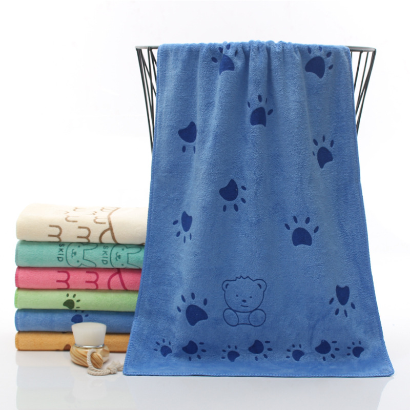 Thickened Microfiber Face Towel Featuring Adorable Rabbit Head Design for Soft Touch