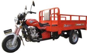 China Fuel Motorized 200CC Cargo Tricycle China Three Wheeler With Light Cargo Box factory
