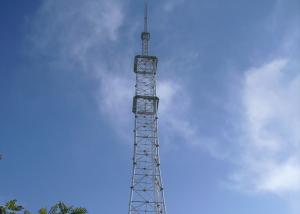 China Four / Three Leg Radio Antenna Tower Durable ASTM A123 Galvanizing Standard factory