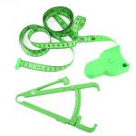 Green 2m 80'' Body Fat Calculator Caliper For Body Health Measuring