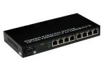 1 Fiber Port 8 RJ45 Fiber Optic Media Converter Online SFP Module 1000Mbps 1.25G