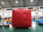 Military Inflatable Swim Buoys Gunnery Practice Square Shaped Red Color