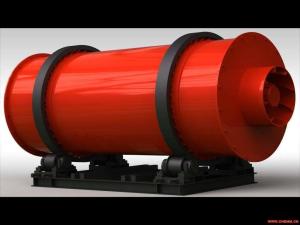 China Dry Process 20tph Horizontal Fertizlier Rotary Kiln Dryer factory