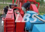 Red Mobile Oil Rig Drawworks , 50 Ton Hydraulic Winch For Oil And Gas Well