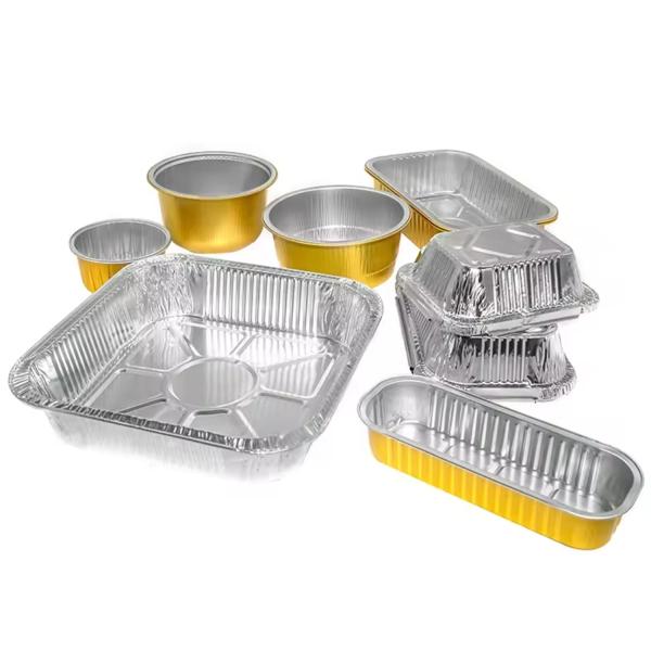 18oz Smooth Aviation Foil Container 520ml Aluminum Foil Lunch Box Aviation Grade