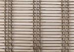 SUS304 Crimped Stainless Steel Decorative Mesh SS Woven Wire Mesh For Buildings