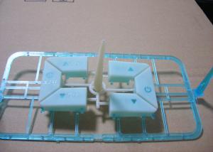 China Hot Runner / Cold Runner Dual Shot Injection Molding Electronic Button Making Use factory