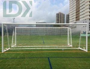 China 5m X 2m Soccer Goal Open Goal Weather Resistant Soccer Net Portable Aluminum factory
