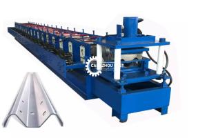 China 0.8mm Delta 22kw Highway Guardrail Roll Forming Machine factory
