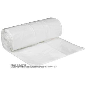 Commercial Moving And Storage Mattress Bag, Queen, 4 Mil, 1 Count, White, 80"L X