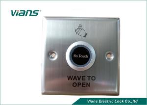 China Stainless Steel Panel Touchless Door Release Button Wave Button factory