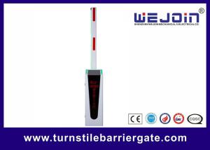 China LED Square Boom Arm Electronic Barrier Gates , Security Barriers And Gates RS485 Communication factory