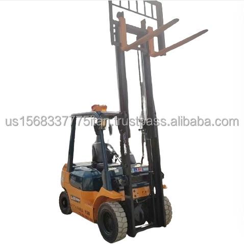 Toyota FD50 Truck Forklift with Original Hydraulic Cylinder 3ton Operating