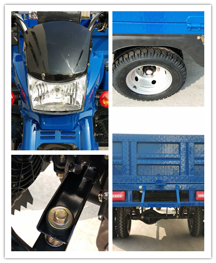 Water Cooled Engine 200CC/250CC/300CC Heavy Loading Trike Three Wheel Motorcycle Made