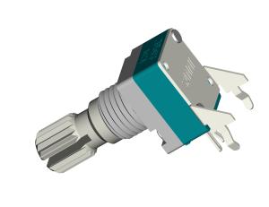 China Smooth Control 6mm-20mm Shaft Length Rotary Potentiometer Plastic/Metal factory