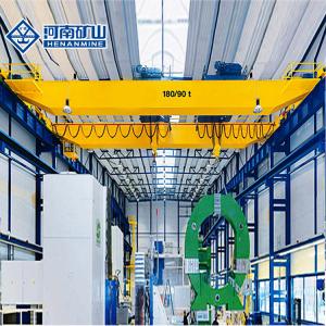 China 16 Tons Double Girder Overhead Travelling Bridge Crane EOT Crane Working Duty M5 factory