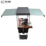 350w Food Van Vending Coffee Bike Cart Metal Frame