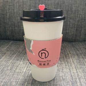 China Hot Drink Paper Cup Sleeve Jacket For Coffee Customized Size Odm Oem Cmyk Full Color factory