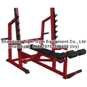 China Gym Fitness Equipment Tri-Function Olympic Bench factory