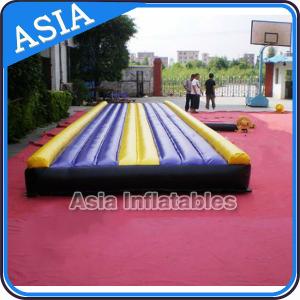 China Yoga Training Inflatable Tumble Mattress With Constant Blower factory