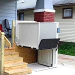 Small House Hydraulic Wheelchair Lift 2m 250kg Hydraulic Lift For Handicap