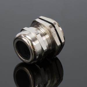 China NPT 1 Inch Brass Electrical Cable Gland Waterproof IP68 Thread Length 9mm factory