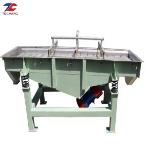China High Efficiency Carbon Steel Sawdust Linear Vibrating Screen Large Capacity factory